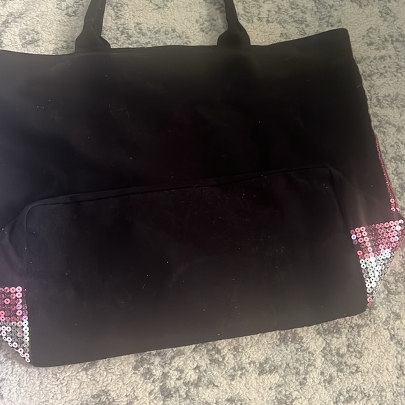 Victoria's Secret Pink and Silver Tote Bag - Picture 4 of 5